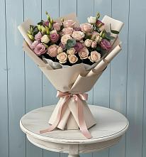 Букет цветов из:  Розы и Лизиантусы в Турксаде