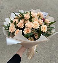 Букет Кремовые розы Латте в Турксаде