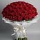 Букет 101 Красная роза Блэк Мэджик в Турксаде