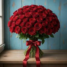 Букет Красные розы Блэк Меджик в Турксаде