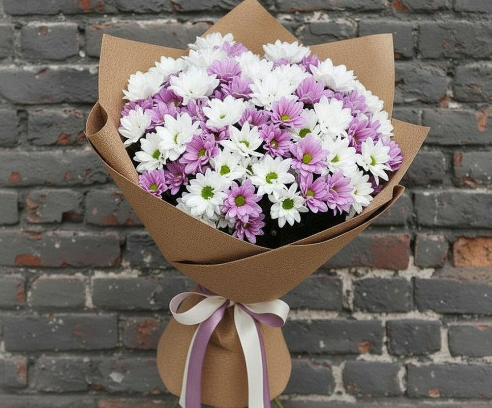 Букет цветов из: Хризантемы в Турксаде