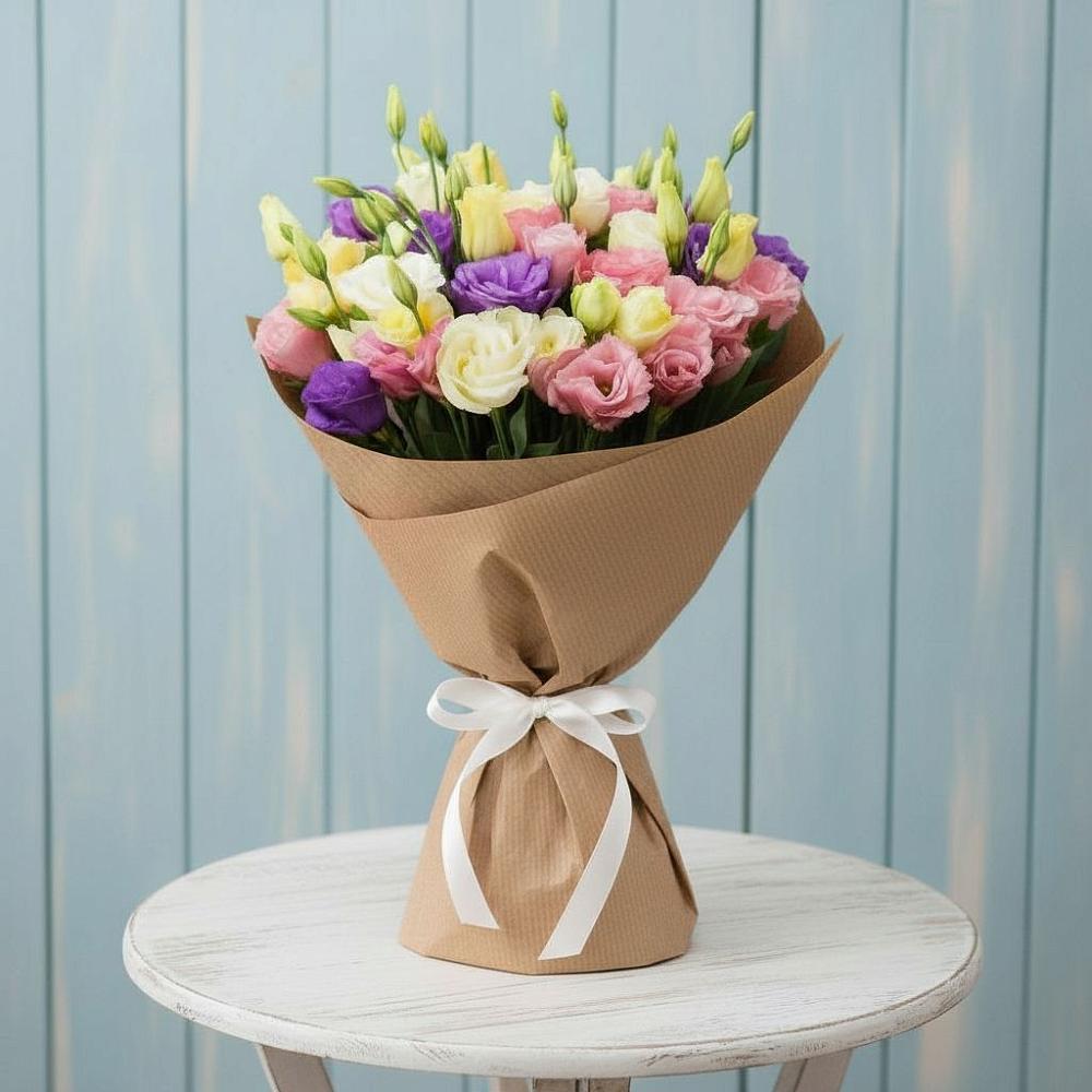 Букет цветов из: Лизиантусы в Турксаде