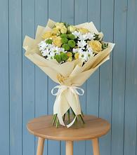 Букет цветов из:  Хризантемы и Розы #REPLACE_PRED# Турксаде