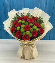 Букет цветов из:  Розы и Хризантемы #REPLACE_PRED# Турксаде