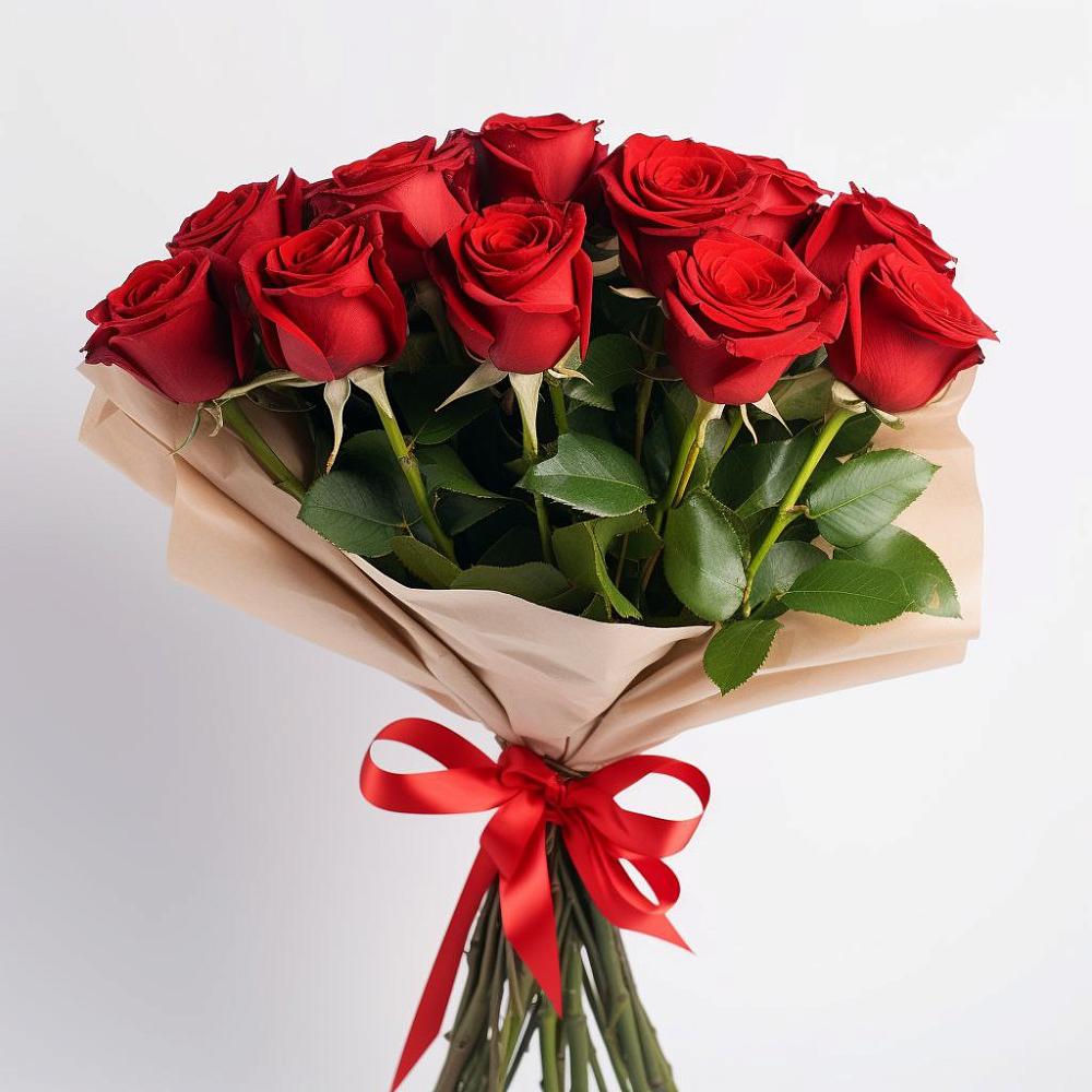 Букет 11 Красных роз Эдлесс Лав в Турксаде