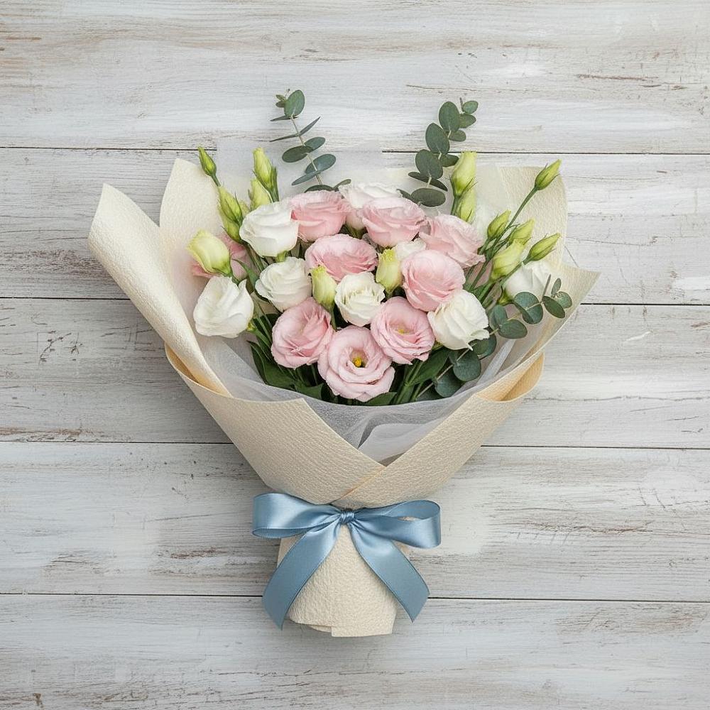 Букет цветов из: Лизиантусы в Турксаде